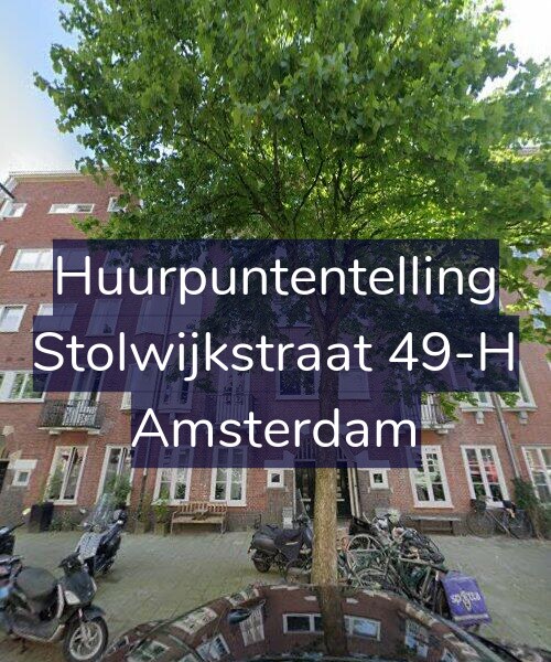 Foto gevel Huurpuntentelling voor Stolwijkstraat 49-H, Amsterdam