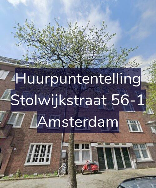 Foto gevel Huurpuntentelling voor Stolwijkstraat 56-1, Amsterdam