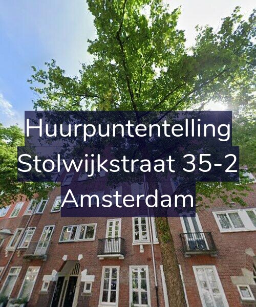 Foto gevel Huurpuntentelling voor Stolwijkstraat 35-2, Amsterdam