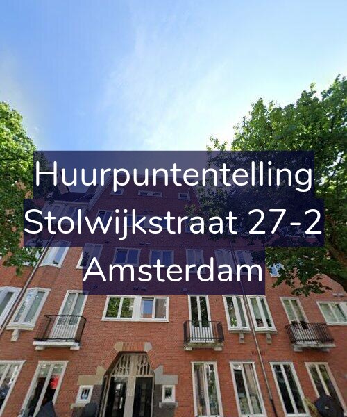 Foto gevel Huurpuntentelling voor Stolwijkstraat 27-2, Amsterdam