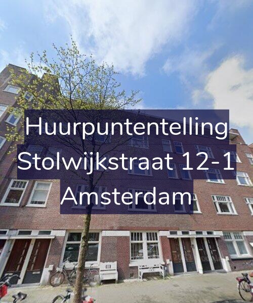 Foto gevel Huurpuntentelling voor Stolwijkstraat 12-1, Amsterdam