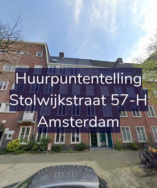 Foto gevel Huurpuntentelling voor Stolwijkstraat 57-H, Amsterdam