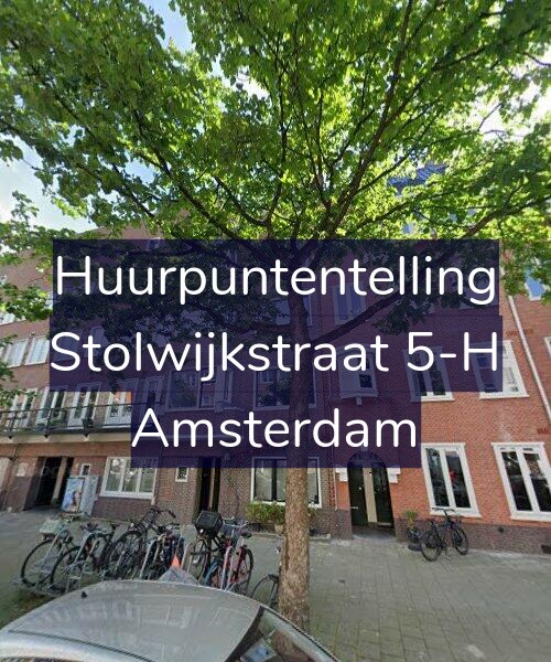 Foto gevel Huurpuntentelling voor Stolwijkstraat 5-H, Amsterdam