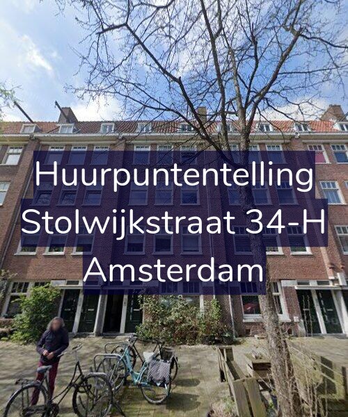 Foto gevel Huurpuntentelling voor Stolwijkstraat 34-H, Amsterdam
