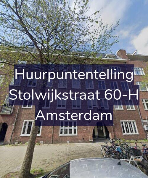 Foto gevel Huurpuntentelling voor Stolwijkstraat 60-H, Amsterdam