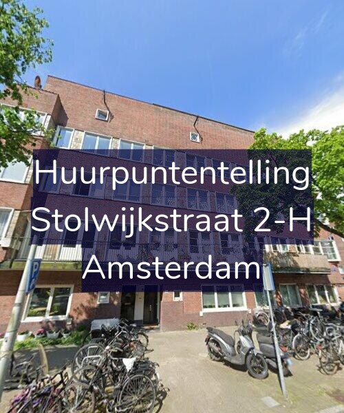 Foto gevel Huurpuntentelling voor Stolwijkstraat 2-H, Amsterdam