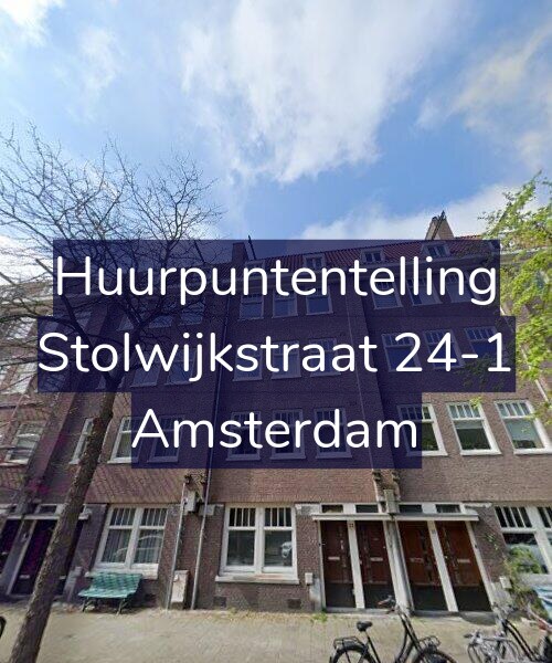 Foto gevel Huurpuntentelling voor Stolwijkstraat 24-1, Amsterdam