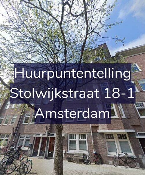 Foto gevel Huurpuntentelling voor Stolwijkstraat 18-1, Amsterdam