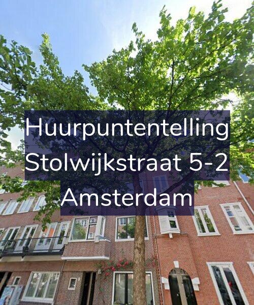 Foto gevel Huurpuntentelling voor Stolwijkstraat 5-2, Amsterdam