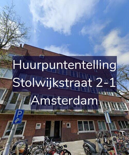 Foto gevel Huurpuntentelling voor Stolwijkstraat 2-1, Amsterdam