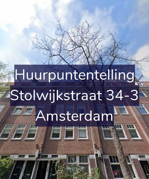 Foto gevel Huurpuntentelling voor Stolwijkstraat 34-3, Amsterdam