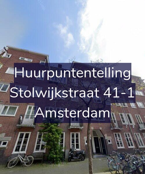 Foto gevel Huurpuntentelling voor Stolwijkstraat 41-1, Amsterdam