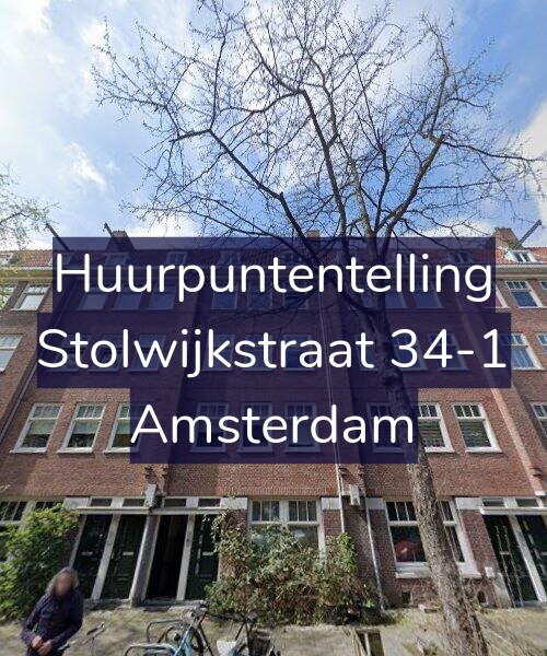 Foto gevel Huurpuntentelling voor Stolwijkstraat 34-1, Amsterdam