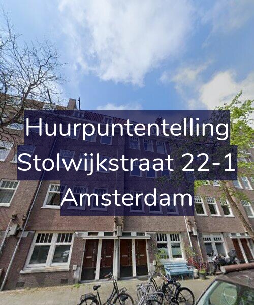 Foto gevel Huurpuntentelling voor Stolwijkstraat 22-1, Amsterdam