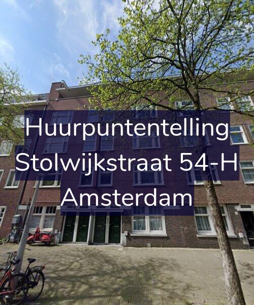 Foto gevel Huurpuntentelling voor Stolwijkstraat 54-H, Amsterdam