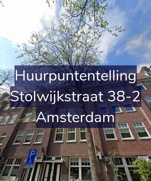 Foto gevel Huurpuntentelling voor Stolwijkstraat 38-2, Amsterdam