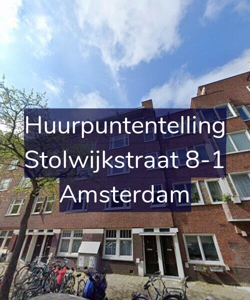 Foto gevel Huurpuntentelling voor Stolwijkstraat 8-1, Amsterdam