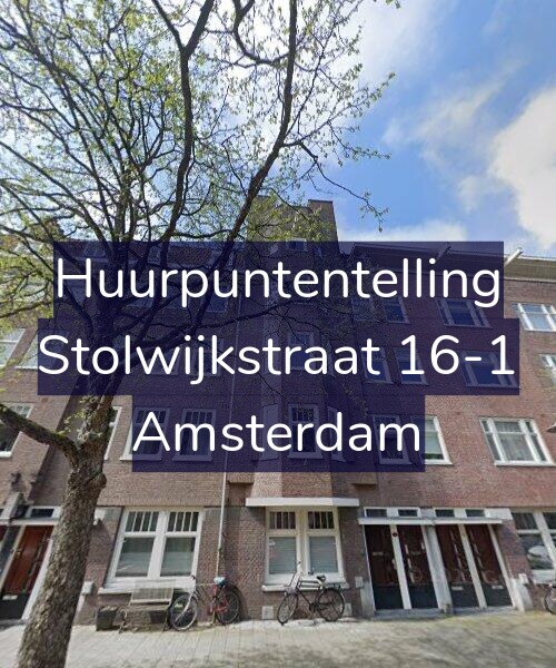 Foto gevel Huurpuntentelling voor Stolwijkstraat 16-1, Amsterdam