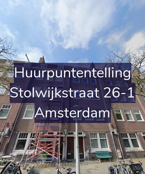Foto gevel Huurpuntentelling voor Stolwijkstraat 26-1, Amsterdam