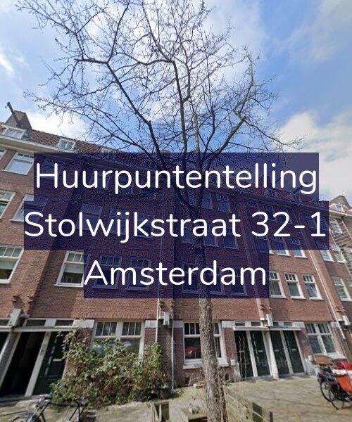 Foto gevel Huurpuntentelling voor Stolwijkstraat 32-1, Amsterdam