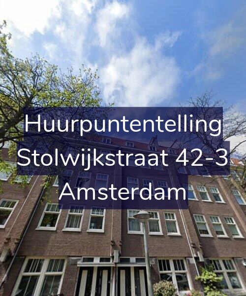 Foto gevel Huurpuntentelling voor Stolwijkstraat 42-3, Amsterdam