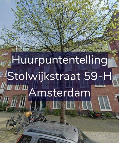 Foto gevel Huurpuntentelling voor Stolwijkstraat 59-H, Amsterdam