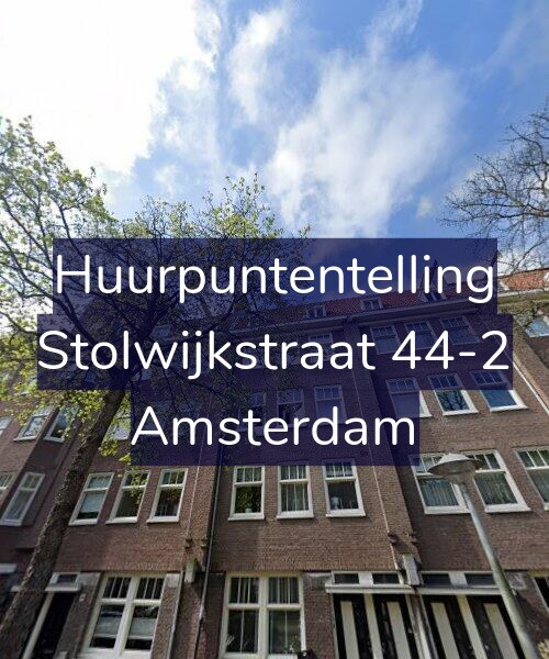 Foto gevel Huurpuntentelling voor Stolwijkstraat 44-2, Amsterdam