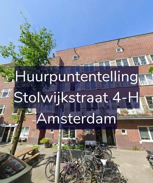 Foto gevel Huurpuntentelling voor Stolwijkstraat 4-H, Amsterdam