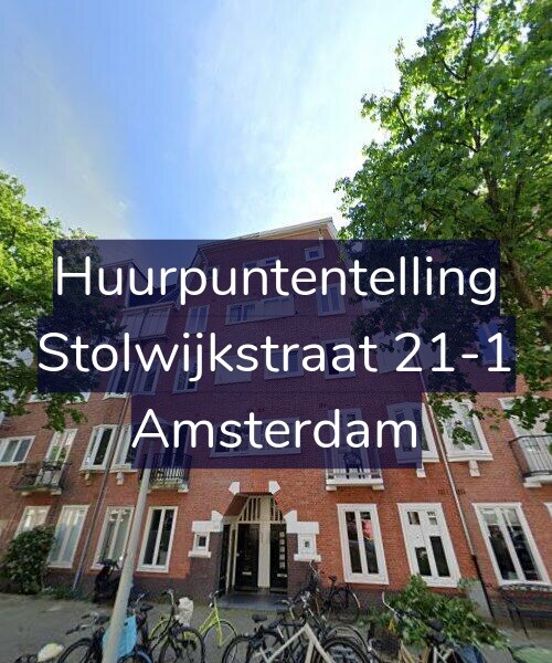 Foto gevel Huurpuntentelling voor Stolwijkstraat 21-1, Amsterdam