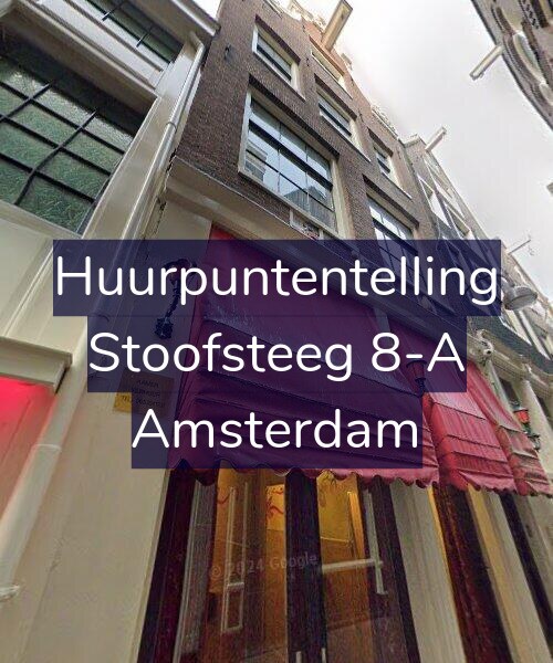 Foto gevel Huurpuntentelling voor Stoofsteeg 8-A, Amsterdam