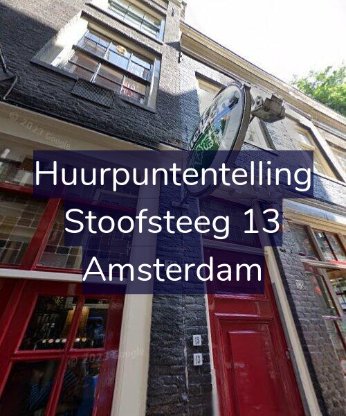 Foto gevel Huurpuntentelling voor Stoofsteeg 13, Amsterdam