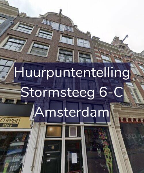 Foto gevel Huurpuntentelling voor Stormsteeg 6-C, Amsterdam