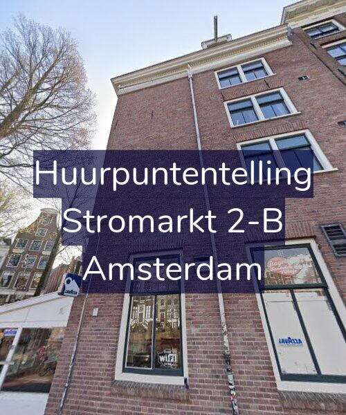 Foto gevel Huurpuntentelling voor Stromarkt 2-B, Amsterdam