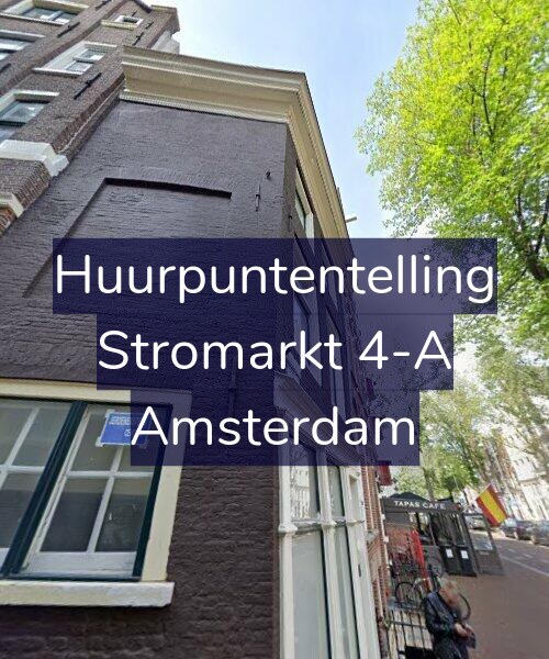 Foto gevel Huurpuntentelling voor Stromarkt 4-A, Amsterdam