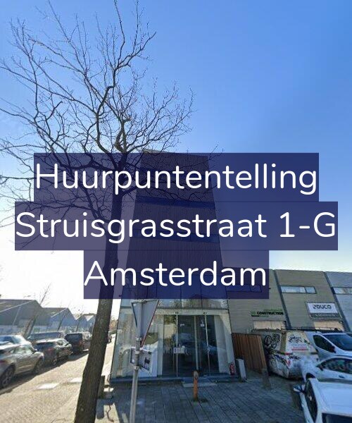 Foto gevel Huurpuntentelling voor Struisgrasstraat 1-G, Amsterdam