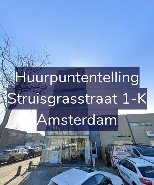 Foto gevel Huurpuntentelling voor Struisgrasstraat 1-K, Amsterdam