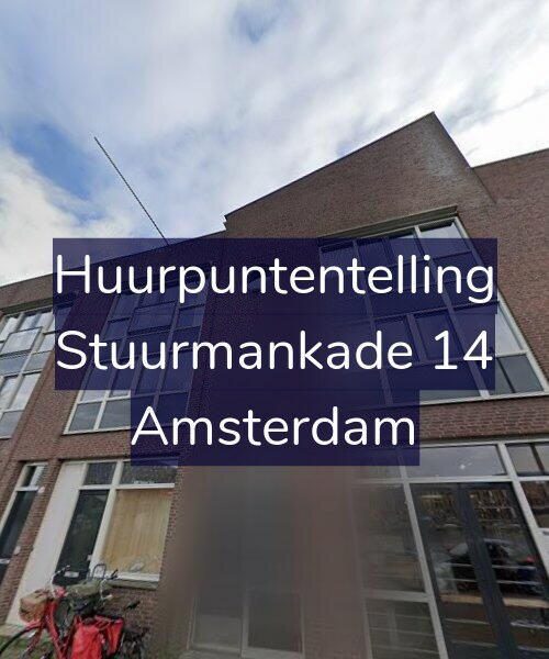 Foto gevel Huurpuntentelling voor Stuurmankade 14, Amsterdam