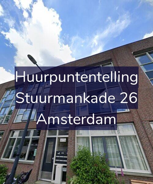 Foto gevel Huurpuntentelling voor Stuurmankade 26, Amsterdam