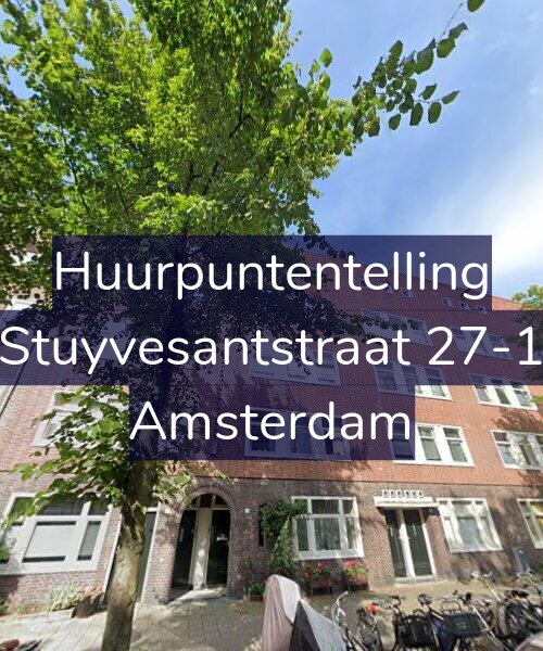 Foto gevel Huurpuntentelling voor Stuyvesantstraat 27-1, Amsterdam