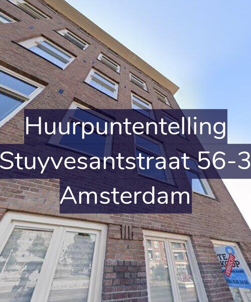 Foto gevel Huurpuntentelling voor Stuyvesantstraat 56-3, Amsterdam