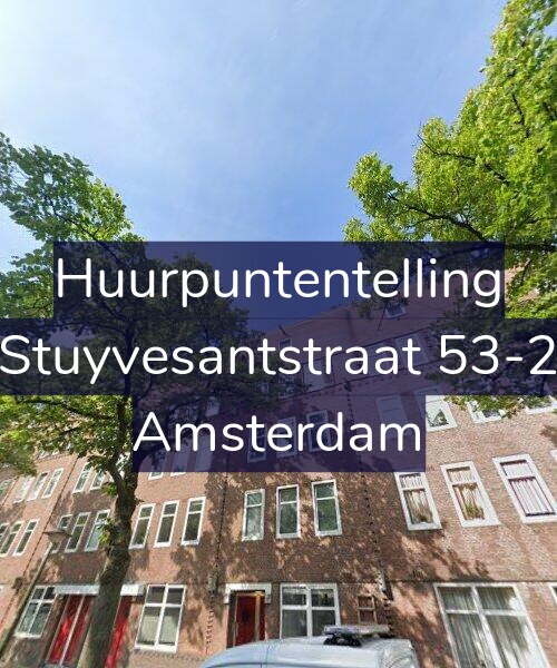 Foto gevel Huurpuntentelling voor Stuyvesantstraat 53-2, Amsterdam