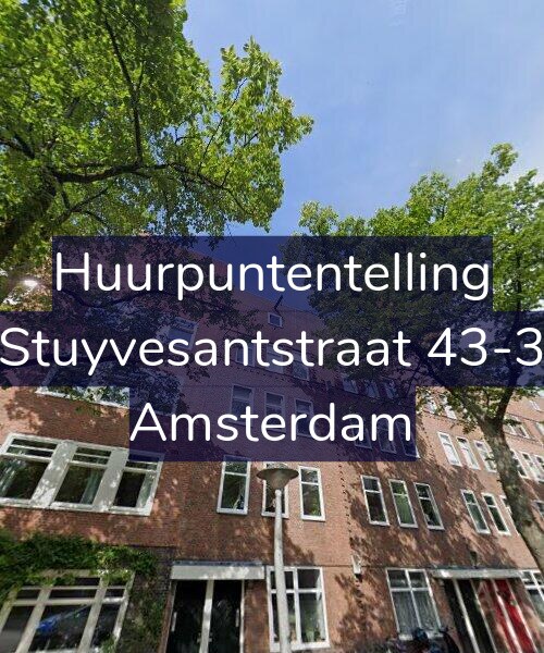 Foto gevel Huurpuntentelling voor Stuyvesantstraat 43-3, Amsterdam