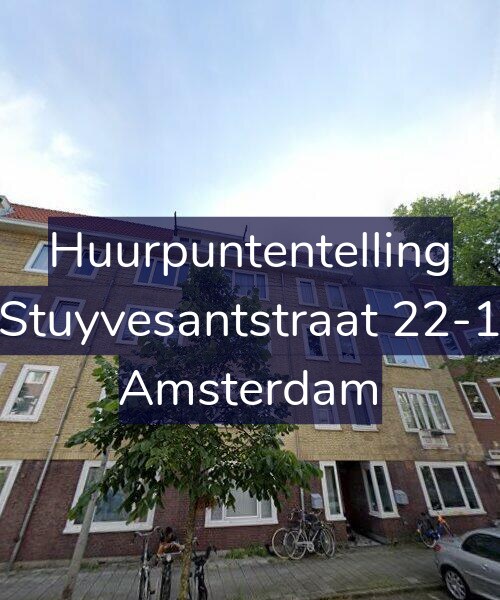 Foto gevel Huurpuntentelling voor Stuyvesantstraat 22-1, Amsterdam