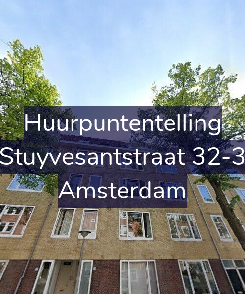 Foto gevel Huurpuntentelling voor Stuyvesantstraat 32-3, Amsterdam