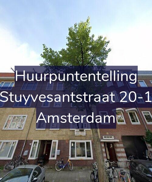 Foto gevel Huurpuntentelling voor Stuyvesantstraat 20-1, Amsterdam