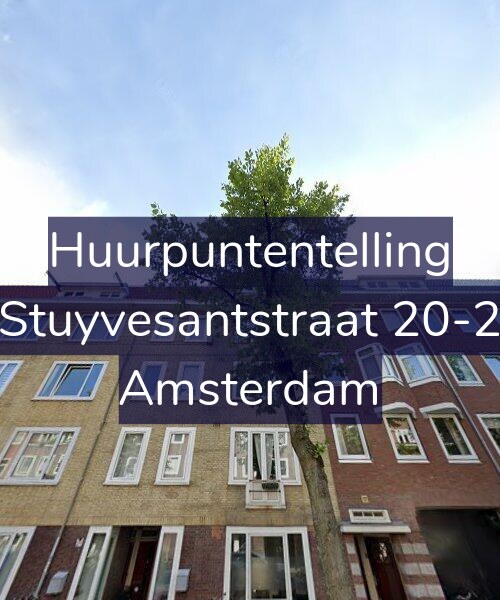 Foto gevel Huurpuntentelling voor Stuyvesantstraat 20-2, Amsterdam