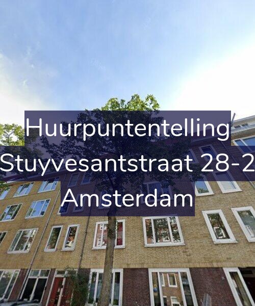 Foto gevel Huurpuntentelling voor Stuyvesantstraat 28-2, Amsterdam