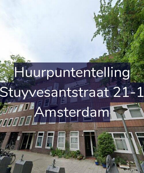 Foto gevel Huurpuntentelling voor Stuyvesantstraat 21-1, Amsterdam