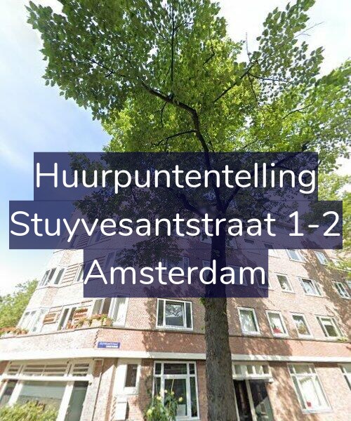 Foto gevel Huurpuntentelling voor Stuyvesantstraat 1-2, Amsterdam
