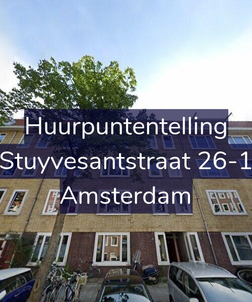 Foto gevel Huurpuntentelling voor Stuyvesantstraat 26-1, Amsterdam